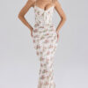 Halter Neck Dot Midi
