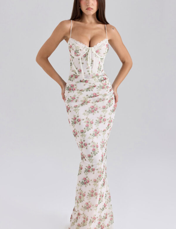Halter Neck Dot Midi