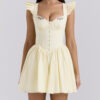 Lemon Embroidered Mini
